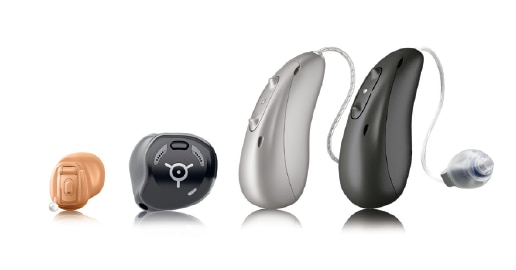 Smile family of Unitron hearing aids
