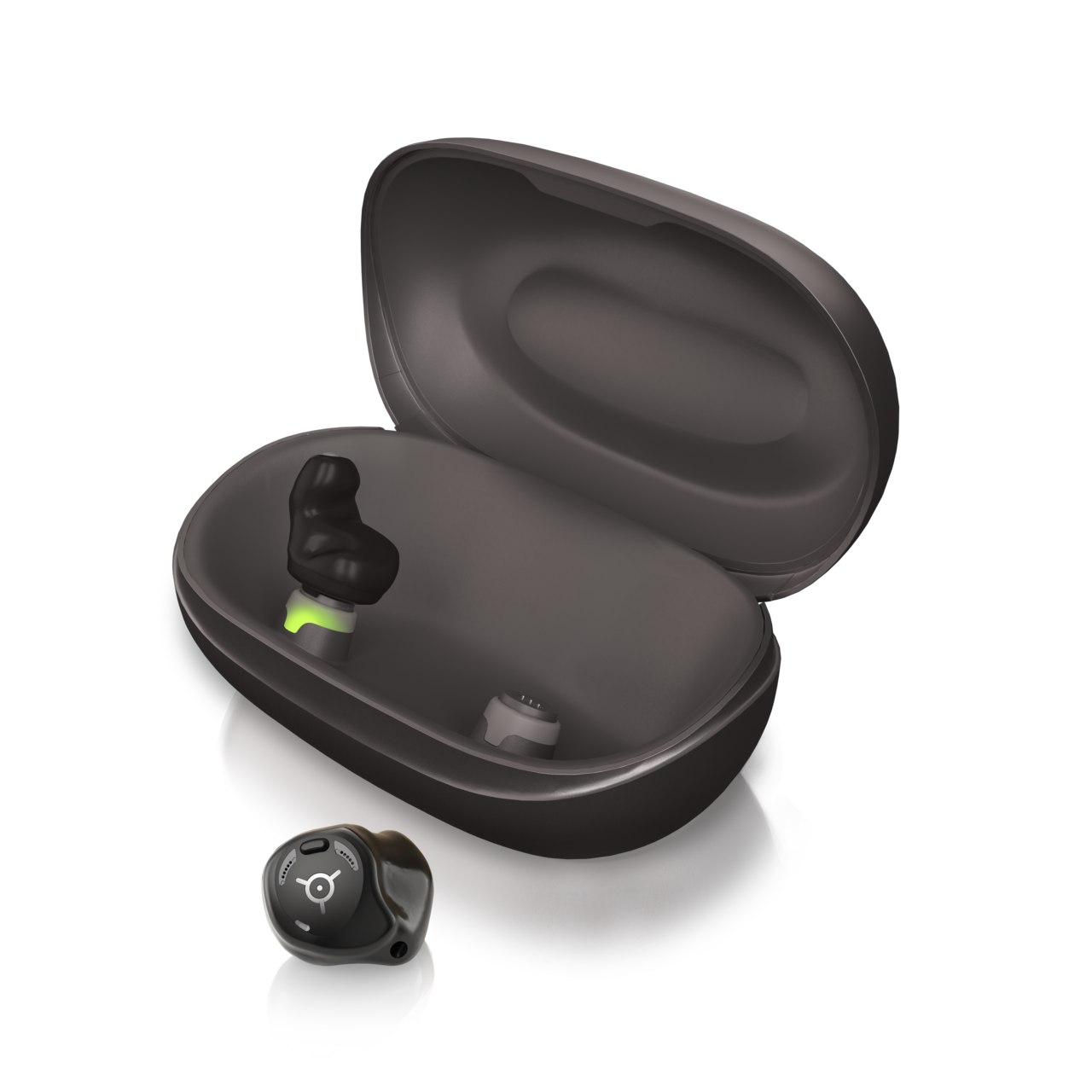 A line up of hearing aids available on the Blu platform