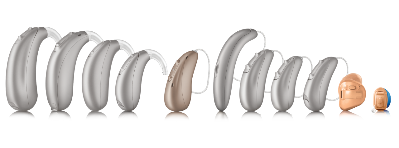 Vivante family of Unitron hearing aids