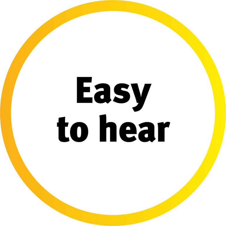 Icon Easy to hear